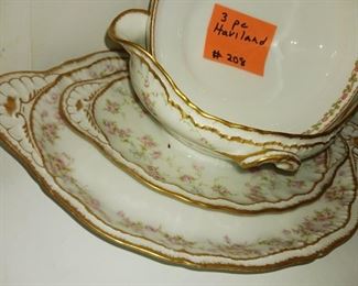 Lot 208 Group lot Haviland serve pcs   40 all
