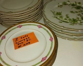 Lot 209  Group lot Limoges dessert Plates 45