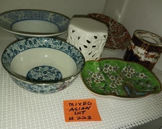Lot 223  group lot Mixed Asian pcs   20