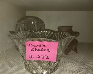 Lot 233 Group lot candle shades  20 all