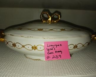 Lot 239 Old Limoges Covered Vegetable   30