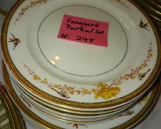 Lot 248 Partial set Vanguard Dinnerware        20