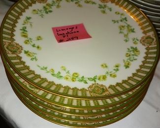 Lot 249 set Limoges Luncheon Plates   25