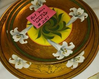 Lot 251  Art Deco Limoges Cake set    30