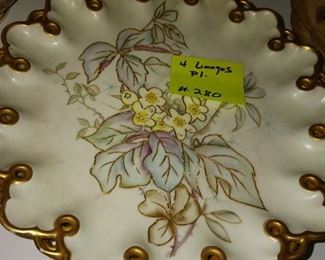 Lot 280  set 4 Limoges Plates    20