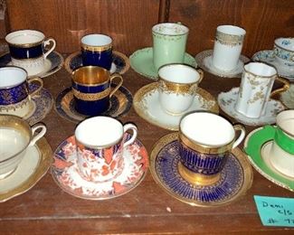 Single Demi Cup & Saucer Sets #725 -- $5 EACH