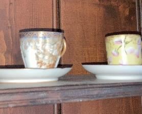single demi cup and saucer sets 5.00 each