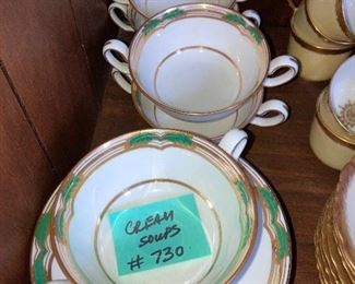 Lot 730 set of Cream Soups   50 all