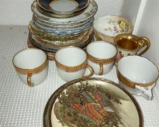 Lot 220   Group lot Mixed Plates and demi cups   20 all