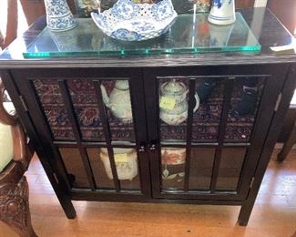 Ebony Finish 2 door Cabinet   150