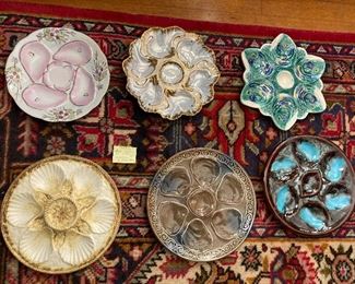 Lot 100  reproduction oyster plates  30 each