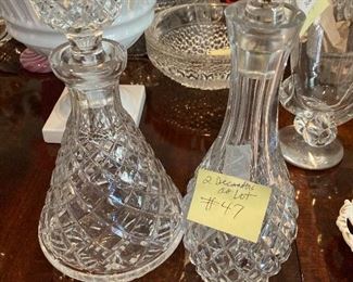 Lot 47    2 decanters Choice  50 EACH 