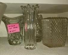 lot 234  Group lot Mixed  glass Vases   40 all