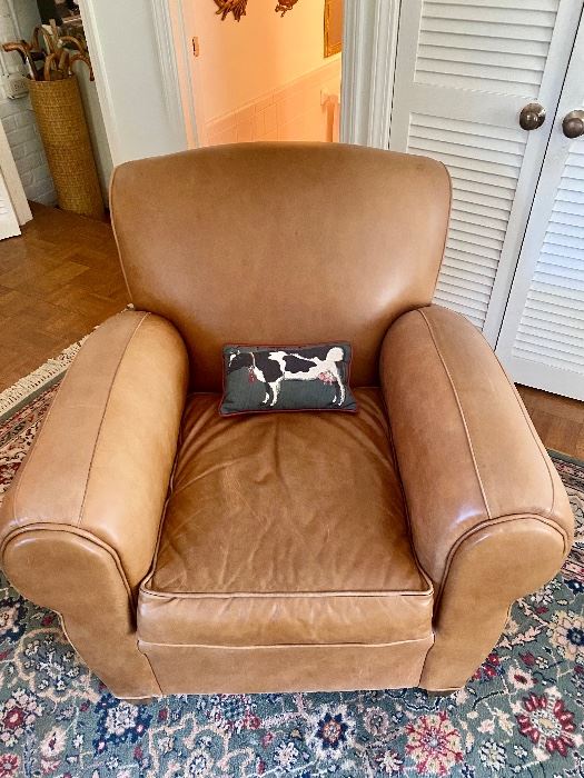 Leather Club Chair