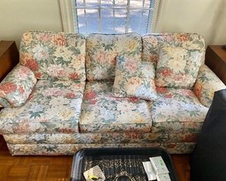 Floral Sleeper Sofa