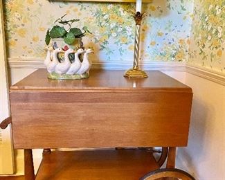 Maple Tea Cart -Drop Leaf 