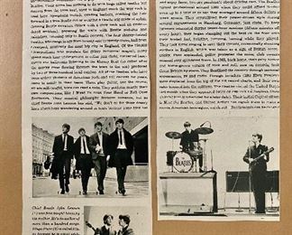 1960's Beetle Scrapbook