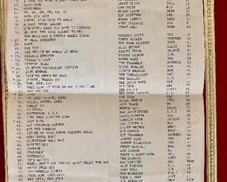 60's WHBQ 56 Song Survey