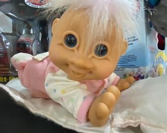 Troll doll (yes she crawls)