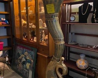 It's a fabulous Peacock lamp!