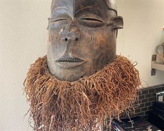 African Mask & Stand 