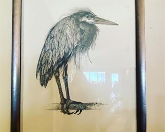 Angry Heron by John Alexander