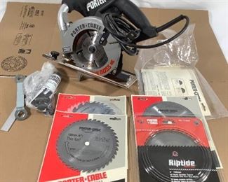 MECO319 Porter Cable Circular Saw And Extra Blades