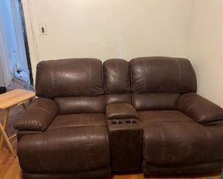 New Never Used Automatic Reclining Loveseat 