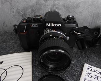 Nikon N2000 Film Camera with 35-70mm 3.3 - 4.5 Lens