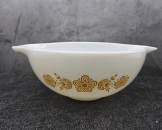 Vintage Butterfly Gold Pyrex Bowl