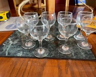 Wine tasting glasses 