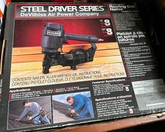 Roofing coil nailer DeVilbiss