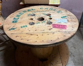Vintage General Cable wooden reel