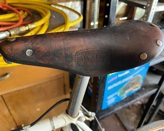 Vintage Peugeot saddle