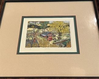 Listed Artist Susan Hunt-Wulkowicz (American 20th Century) Signed and Numbered Engraving 