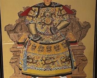 Large Chinese Ancestor Painting  