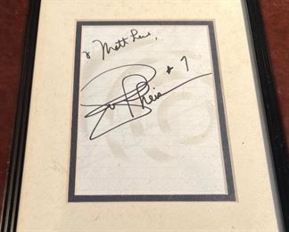 Washington Redskins #7 Joe Theismann Signature 