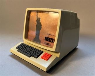 Vintage Compu Gift “MCI” Computer Desk Pencil Holder Organizer 