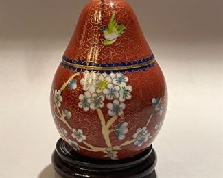 Cloisonné Pear