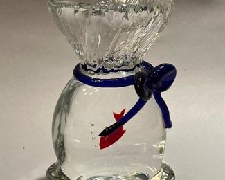 Vintage Signed Sandro Frattin Murano Glass Sculpture 