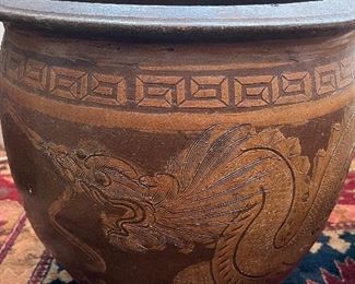 Large Chinese Dragon Planter