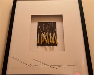 Akiko Sugiyama ( b. 1947, Japanese) Mixed Media Framed Sculpture