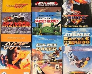 Vintage Nintendo 64 Game Manuals (sold together)