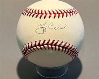 Signed Yogi Berra Baseball, with COA
