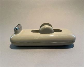 Mid Century Modern Eldon Office Products 1981 Light Grey Desktop Scotch Tape Dispenser 