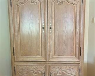 French Provençal Style Entertainment Cabinet