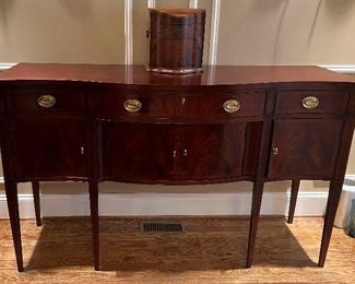 Hickory Chair Co James River Sideboard, Flame Mahogany 