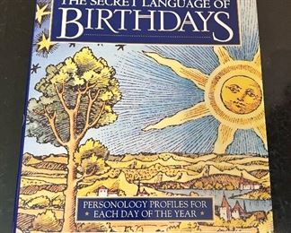 “The Secret Language of Birthdays”, Coffee Table Book. A must for any gathering or guest bedroom book!!