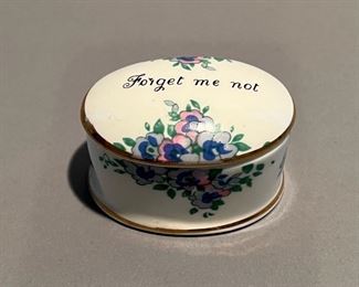 “Forget Me Not” Porcelain Trinket Box