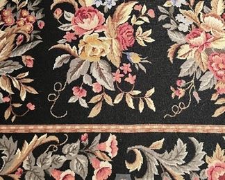 Machine Loomed Needlepoint Rug, Room Size